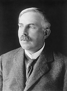 Ernest Rutherford, by the Bain News Service (restored by Bammesk)