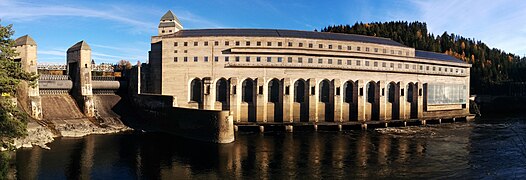 Solbergfoss Hydroelectric Power Station, Indre Østfold (1913-1924).