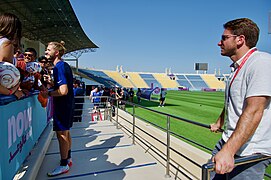 United States national team at Thani bin Jassim Stadium