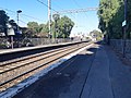 Southbound view from Platform 2, May 2019