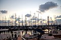 Sunset at Tel Aviv port