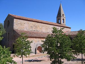 Vue de l'abbatiale.