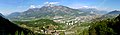 Panorama di Trento visto dal rifugio Pino Prati ai Bindesi