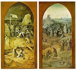 Outside panels of The Temptation of St. Anthony