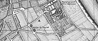 Le village des Deux-Moulins vers 1760.