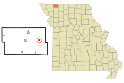 Location of Allendale, Missouri