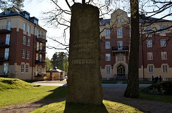 Minnessten vid Älvsborgs regemente.