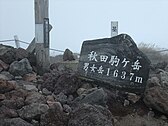 男女岳山頂