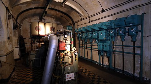 Un des groupes électrogènes de l'usine.