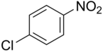 Skeletal formula of 4-nitrochlorobenzene