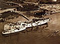 Chicago as barracks ship USS Alton (IX-5) at Pearl Harbor, 1926.