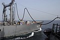 JS Tokiwa refueling with USS Decatur on 15 March 2006.