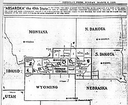 Proposed, contemporary map from 1939.