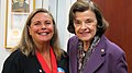 Annie Allen and Dianne Feinstein