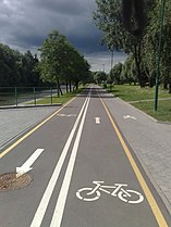 Bikeway in Minsk