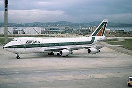 Alitalia Boeing 747 in the 1969 livery