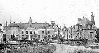 Le château de Meslay vers 1900