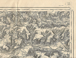 Le Chemin des Dames, avant 1914, partie ouest