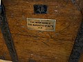 An ammunition chest of John Crichton-Stuart, 7th Marquess of Bute, inside the hotel