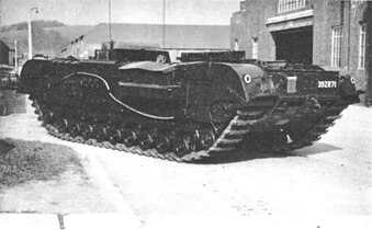 A Churchill Kangaroo viewed from the rear corner