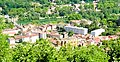 Vue sur le village de Couzon depuis la madone.