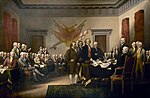 הכרזת העצמאות של ארצות הברית, ב-4 ביולי 1776 אשר הביאה להקמתה של הדמוקרטיה הראשונה בעולם המודרני