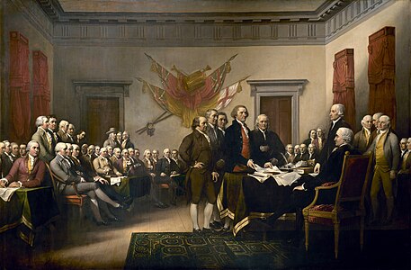 Declaration of Independence, by John Trumbull
