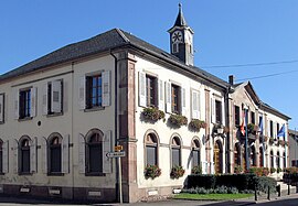 The town hall in Dessenheim