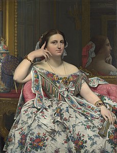 Portrait of Madame Moitessier, by Jean-Auguste-Dominique Ingres