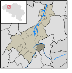 Location of Gentbrugge in Ghent