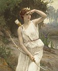 ギヨーム・セイニャク（英語版）『女狩人アルテミス』（19世紀） 個人蔵