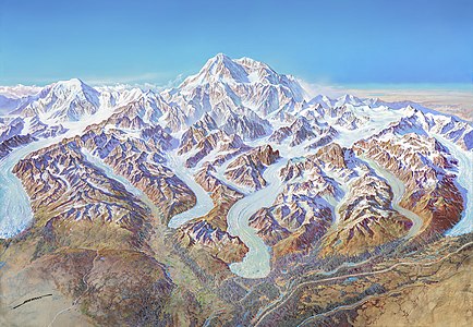 Denali National Park and Preserve, at and by Heinrich C. Berann