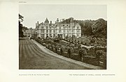 The French garden at Hewell Grange – both Hugh Allan and Andrew Alexander served as head gardener