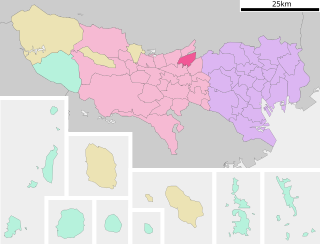 東久留米市位置図