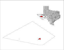 Location of Fort Davis, Texas