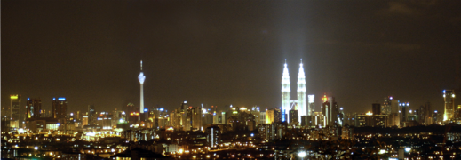 Kuala Lumpur, noćna panorama