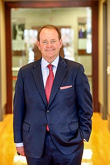 Kermit Davis in a promotional photo after being hired as the head coach at Ole Miss