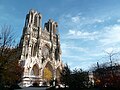 Cathedral of Reims where the kings of France were traditionally crowned