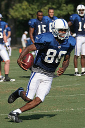 Harrison running on the field