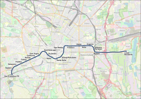 Carte de la ligne à terme