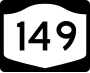 Route 149 marker