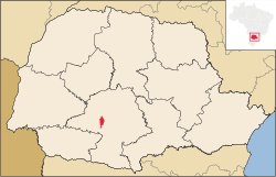 Location in the state of Paraná