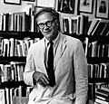 Robert Lowell at Grolier in the 1960s.