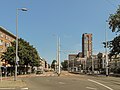 Rotterdam-Kralingen, view to Oostzeedijk from Oostplein