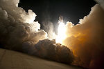 The launch of Space Shuttle Endeavour on STS-130 from Launch Pad 39A