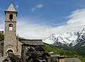 Le temple de l’Église réformée de Saint-Véran.