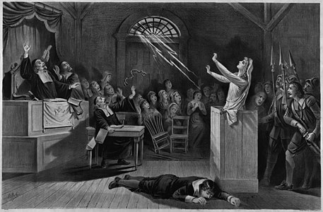 Salem witch trials, by Joseph E. Baker (edited by Durova)