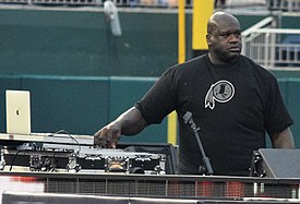 DIESEL DJing at the 2018 All-Star Legends & Celebrity Softball Game