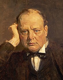 Portrait of Winston Churchill circa 1920