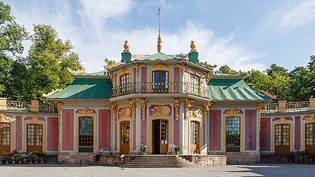 Chinoiserie - Chinese Pavilion (Ekerö Municipality, Sweden), 1763–1769, by Carl Fredrik Adelcrantz[43]